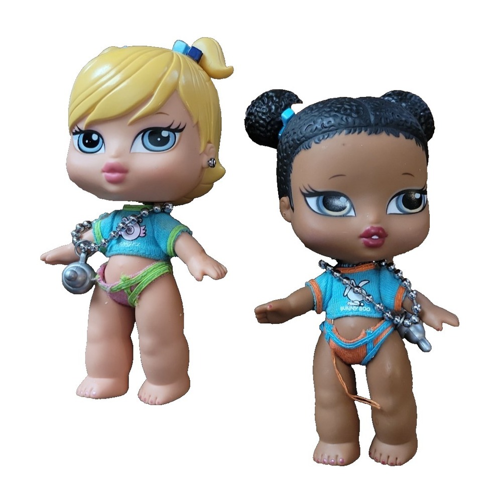 Vtg‎ Bratz Babyz MGA Lot  Dolls Cloe Sasha 5"